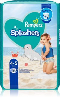 Pampers Splashers 4 5 Couches De Piscine 9 15 Kg Notino Fr