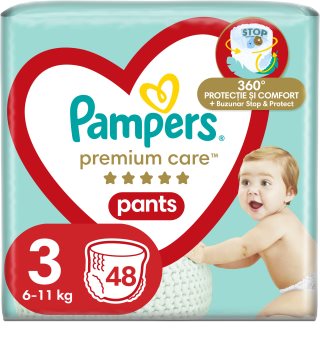 Pampers Premium Care Pants Midi Size 3 culottes de protection