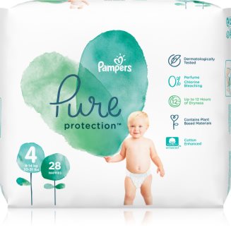 Pampers Pure Protection Size 4 Couches Pour Bebescouches Pour Bebes Notino Fr