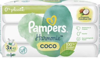 Pampers Harmonie Coconut Pure feuchte Feuchttücher für Kinder