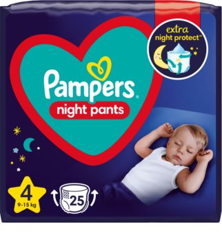 Pampers Night Pants Size 4 housuvaipat Yö