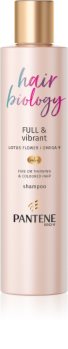 Pantene Hair Biology Full & Vibrant shampoo detergente e nutriente per capelli deboli