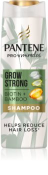 Pantene Grow Strong Biotin & Bamboo shampoo anti-caduta dei capelli