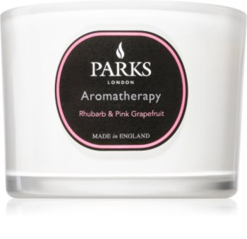 Parks London Aromatherapy Rhubarb & Pink Grapefruit vela perfumada