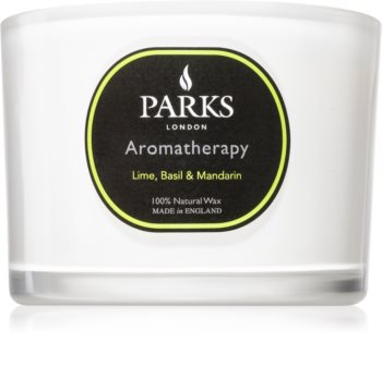 Parks London Aromatherapy Lime, Basil & Mandarin vela perfumada