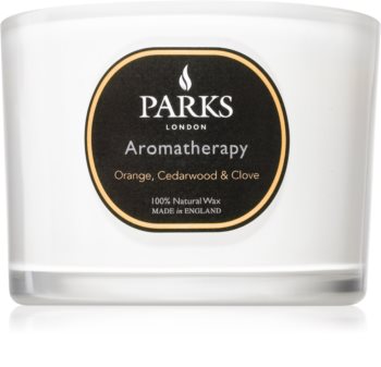 Parks London Aromatherapy Orange, Cedarwood & Clove geurkaars