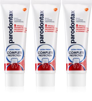 Parodontax Complete Protection Extra Fresh zobna pasta s fluoridom za zdrave zobe in dlesni
