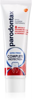 Parodontax Complete Protection Extra Fresh dantų pastos su fluoridu sveikiems dantims ir dantenoms