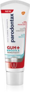 Parodontax Gum And Sens Original kompleksinę apsaugą suteikianti dantų pasta nuo nemalonaus burnos kvapo