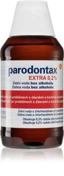 Parodontax Extra 0,2% ústna voda proti zubnému povlaku a pre zdravé ďasná bez alkoholu