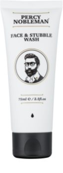 Percy Nobleman Face & Stubble почистващ гел за зоната на лицето и брадата