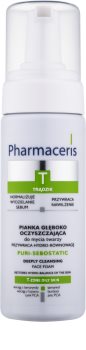 Pharmaceris T-Zone Oily Skin Puri-Sebostatic espuma limpiadora para pieles resecas e irritadas debido a un tratamiento de acné