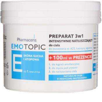 Pharmaceris E-Emotopic trattamento intensivo all'olio corpo per bambini e adulti 3 in 1