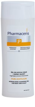 Pharmaceris P-Psoriasis Puri-Ichtilium gel za pranje tijela i vlasišta sklono psorijazi
