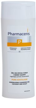 Pharmaceris P-Psoriasis Puri-Ichtilium mycí gel na tělo a pokožku hlavy při projevech lupénky