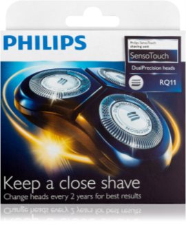 Philips SensoTouch DualPrecision Heads RQ11/50 têtes de rasoir de remplacement