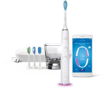 Philips Sonicare DiamondClean 9500 Smart HX9924/07 ultragarsinis elektrinis  dantų šepetėlis su įkrovimo stotele | notino.lt