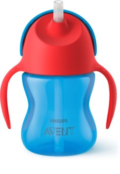 Philips Avent Cup with Straw Tasse mit flexiblem Strohhalm