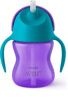 Philips Avent Cup with Straw Cup with bendy straw 9m+ Girl