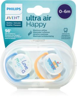 Philips Avent Soother Ultra Air Happy 0 - 6 m Schnuller