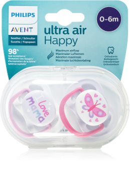 Philips Avent Soother Ultra Air Happy 0 - 6 m cumi