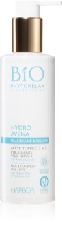 Phytorelax Laboratories Bio Hydro Avena почистващо мляко + тонер за лице