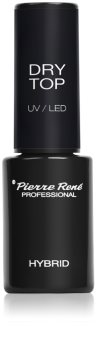 Pierre René Nails Hybrid финален лак за съвършена защита и интензивен блясък