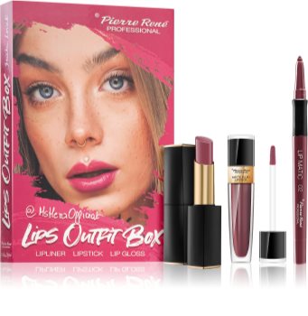 Pierre René Lips Outfit Box ajándékszett az ajkakra