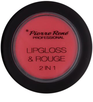 Pierre René Lipgloss gloss e blusher 2em1