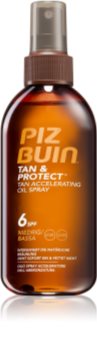 Piz Buin Tan & Protect napozást elősegítő védő olaj SPF 6