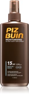 Piz Buin Moisturising spray iluminator pentru plaja SPF 15