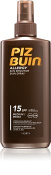 piz buin spf 15 spray