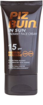 piz buin radiant face cream spf 15