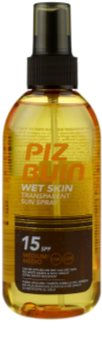 Piz Buin Wet Skin spray solar SPF 15