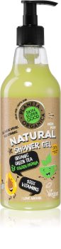 Planeta Organica Organic Green Tea & Golden Papaya sprchový gel s vitamíny