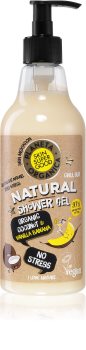 Planeta Organica Organic Coconut & Vanilla Banana antistresový sprchový gel