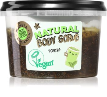 Planeta Organica Organic Matcha & Chia Seeds energetizáló testradír