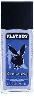 Playboy King Of The Game Deo mit Zerstäuber für Herren 75 ml