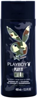 Playboy Play it Wild gel de duche para homens