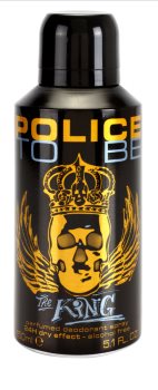 Police To Be The King deodorant Spray para homens 150 ml