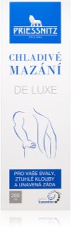 Priessnitz Cooling gel De Luxe vėsinamasis masažo gelis raumenims ir sąnariams