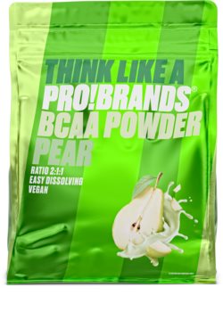 PRO!BRANDS BCAA Powder Hruška prášek na přípravu nápoje s aminokyselinami