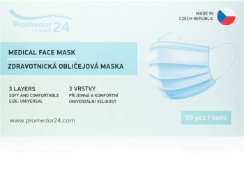 Promedor24 Medical face mask white kertakäyttömaski