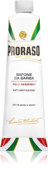 Proraso White Shaving Soap for Sensitive Skin In Tube