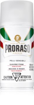 Proraso White spumă pentru bărbierit pentru piele sensibilă