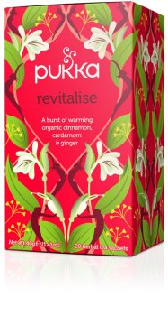 PUKKA BIO revitalise revitalizační čaj na podporu funkce trávicí soustavy