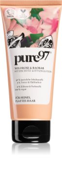 pure97 Wildrose & Baobab vyživující a termoochranný krém pro objem vlasů