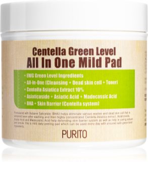 Purito Centella Green Level peelingové pleťové tamponky