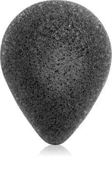 Purito Konjac Sponge Bamboo Charcoal jemná exfoliační houbička s aktivním uhlím