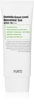 Purito Centella Green Level lahka zaščitna krema za obraz SPF 50+